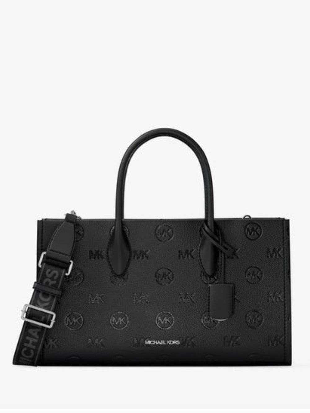 MICHAEL KORS Mirella Md Logo Debossed Satchel Shoulder Tote Crossbody
Black
NWT - Picture 2 of 16